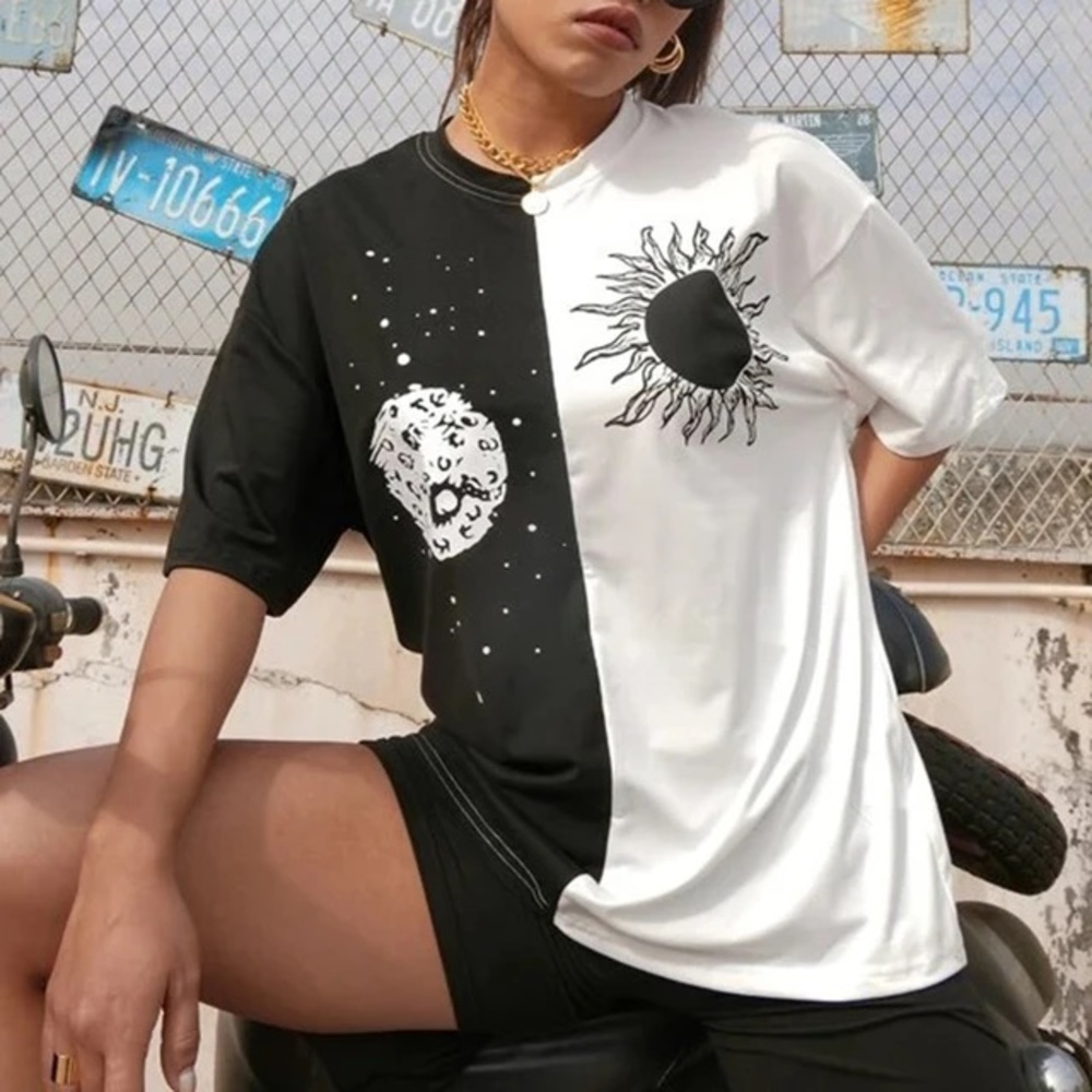 Black and White Tee